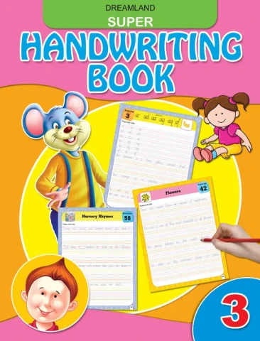 Super Hand Writing Book Part - 3 : Children Early Learning Book By Dreamland Publications