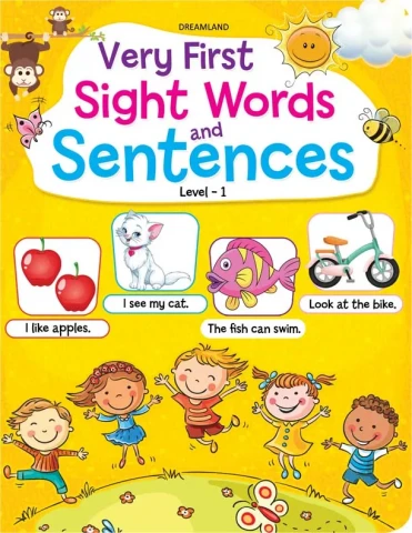 Very First Sight Words Sentences Level 1 : Children Early Learning Book By Dreamland Publications