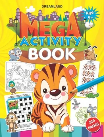 Mega Activity Book : Children Interactive & Activity Book By Dreamland Publications