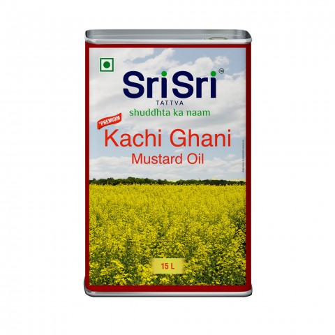 Premium Kachi Ghani Mustard Oil, 15 L