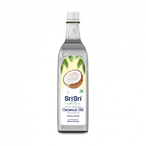 Coconut Oil - 100% Pure And Unrefined Cold Pressed Oil, 900ml