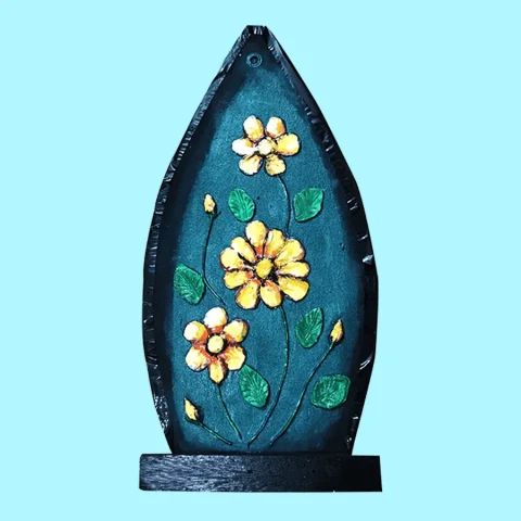 Free Flowing Daisies – Clay Art – Sarbani Roy