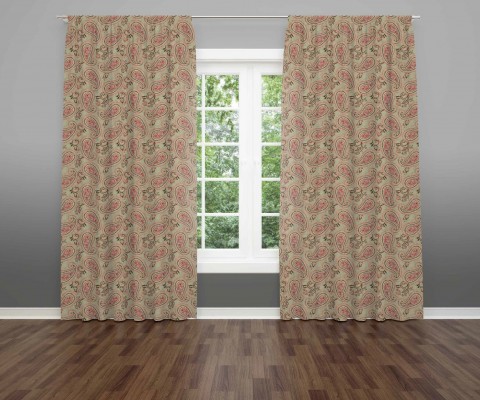 Paisley Cotton Door Curtain