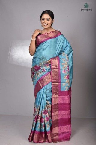 Ethereal Elegance Handloom Silk Saree